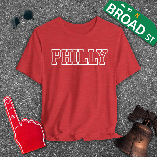 Hollow Philly - White Heather Tee