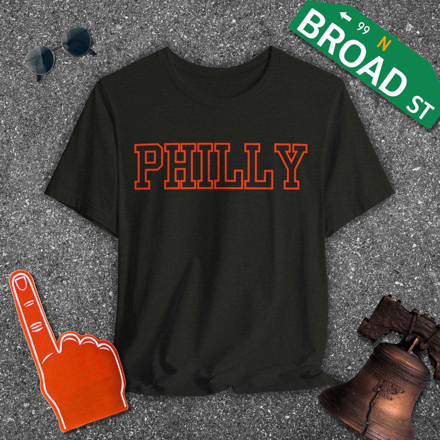 Hollow Philly - Orange Tee