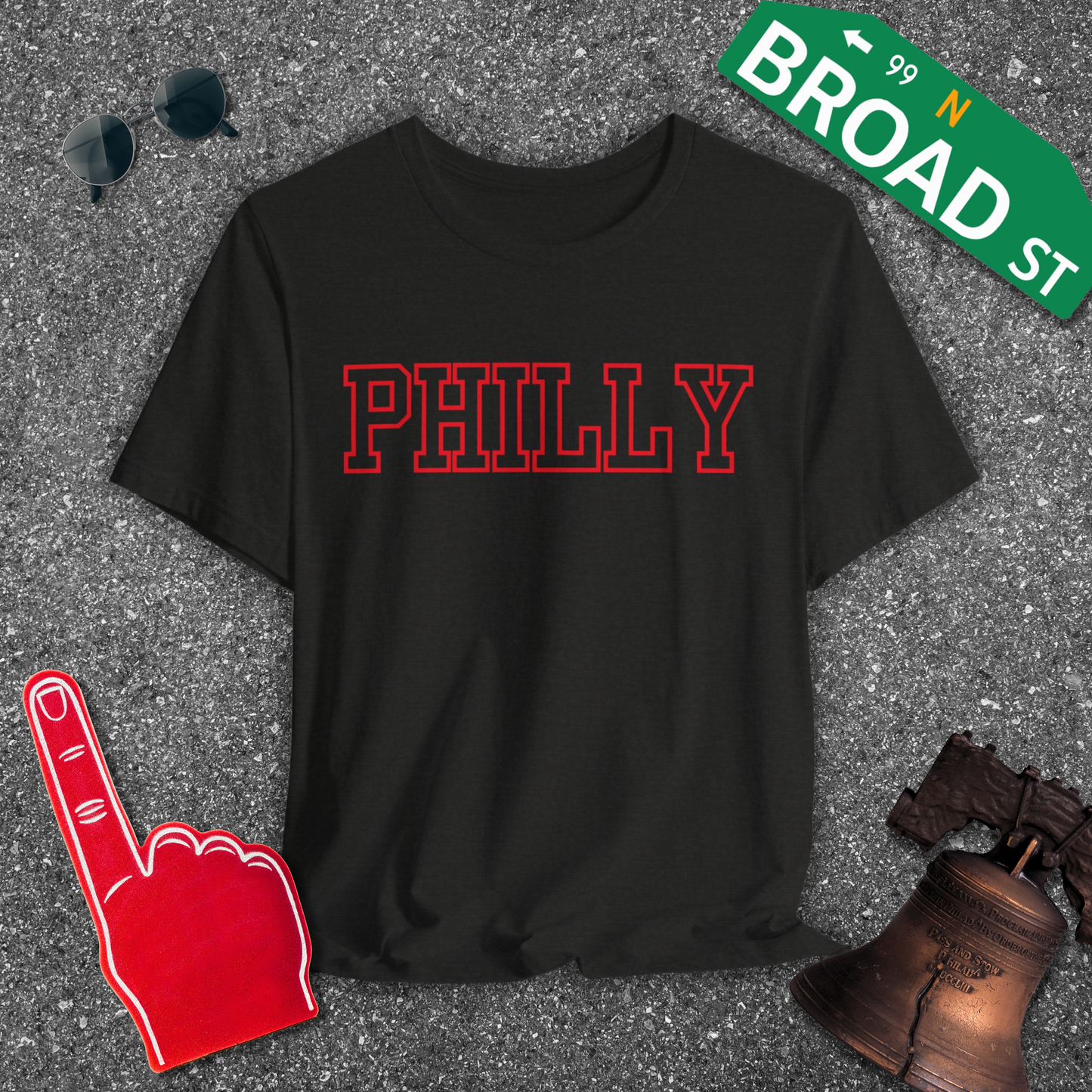 Hollow Philly - Red Tee