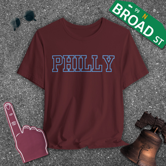 Hollow Philly - Baby Blue Tee