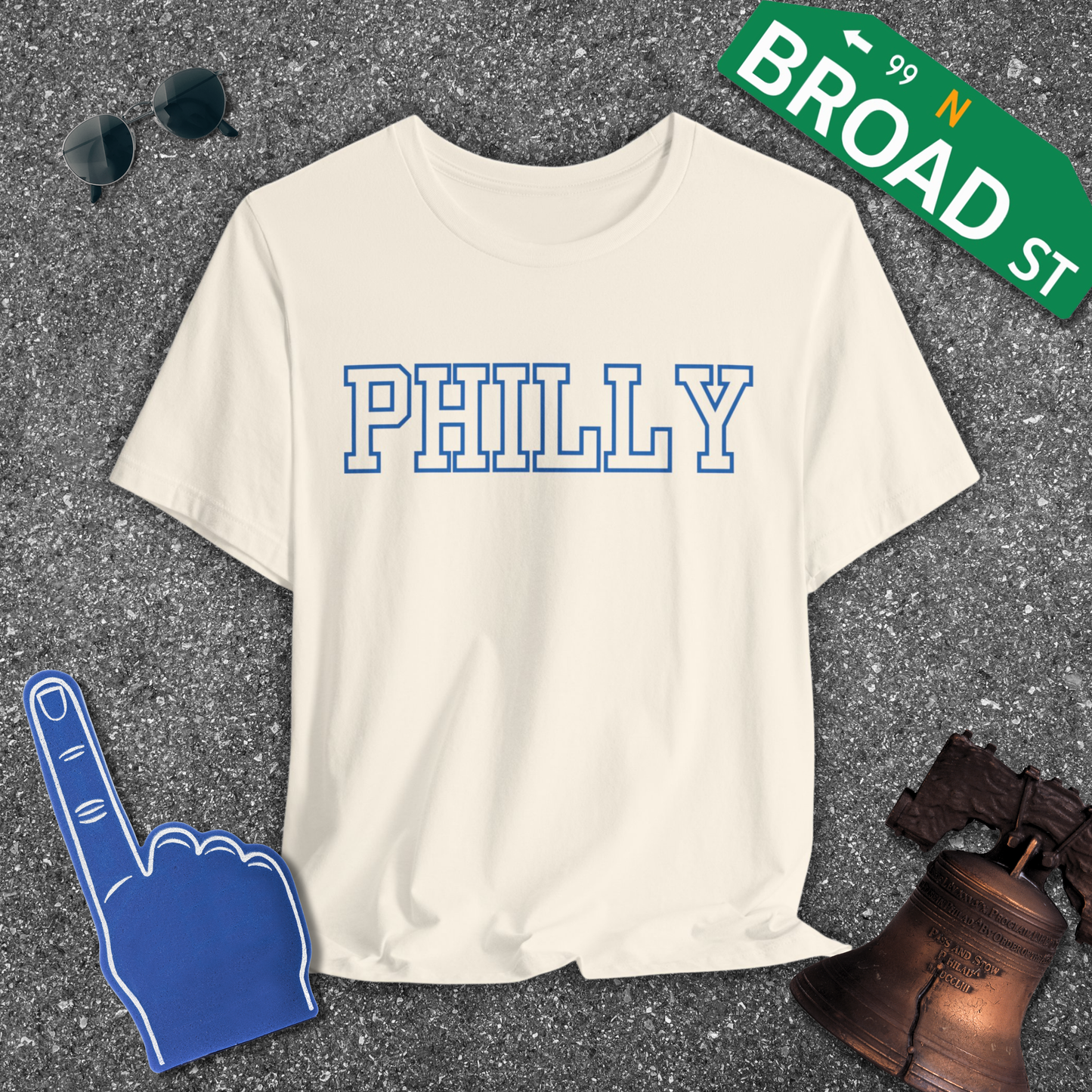 Hollow Philly - Blue Tee