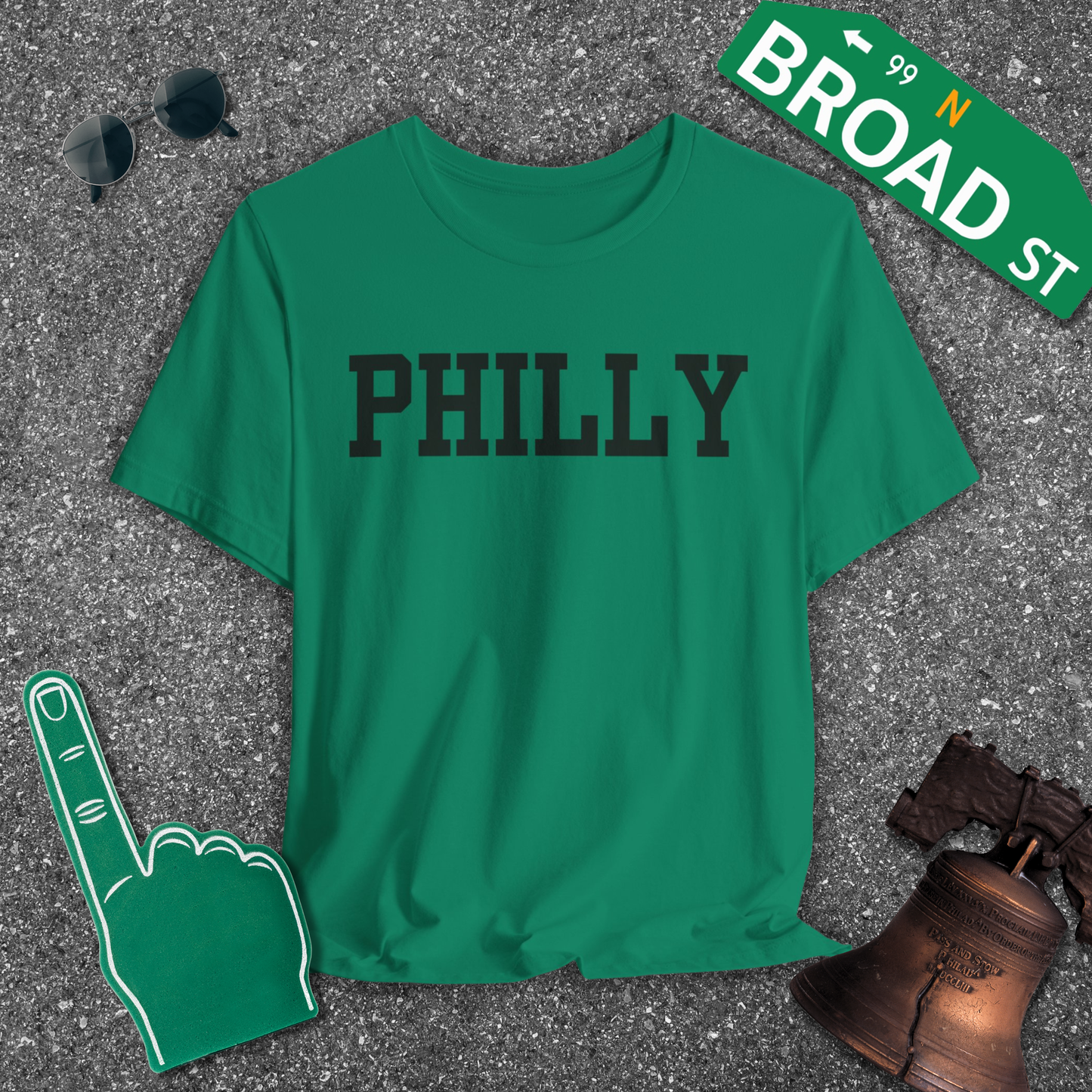 Classic Philly - Black Tee