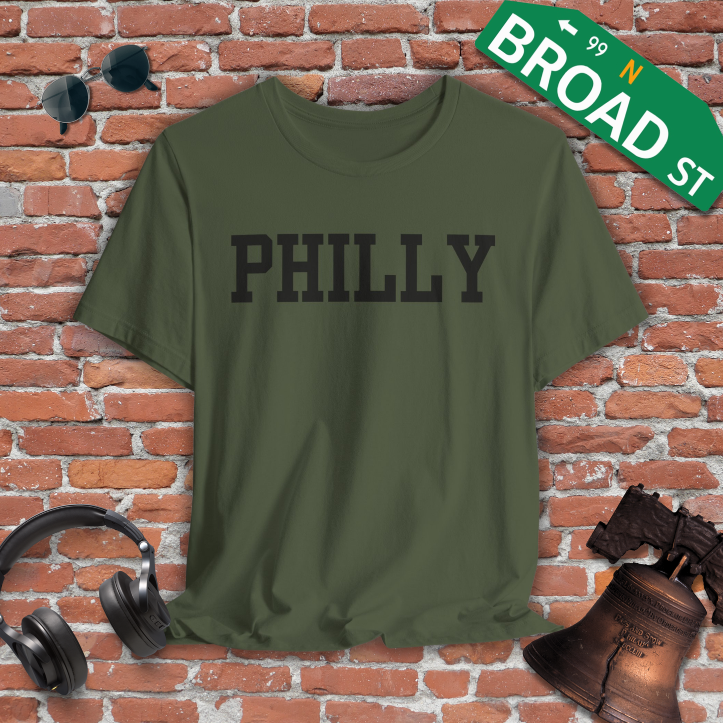 Classic Philly - Black Tee
