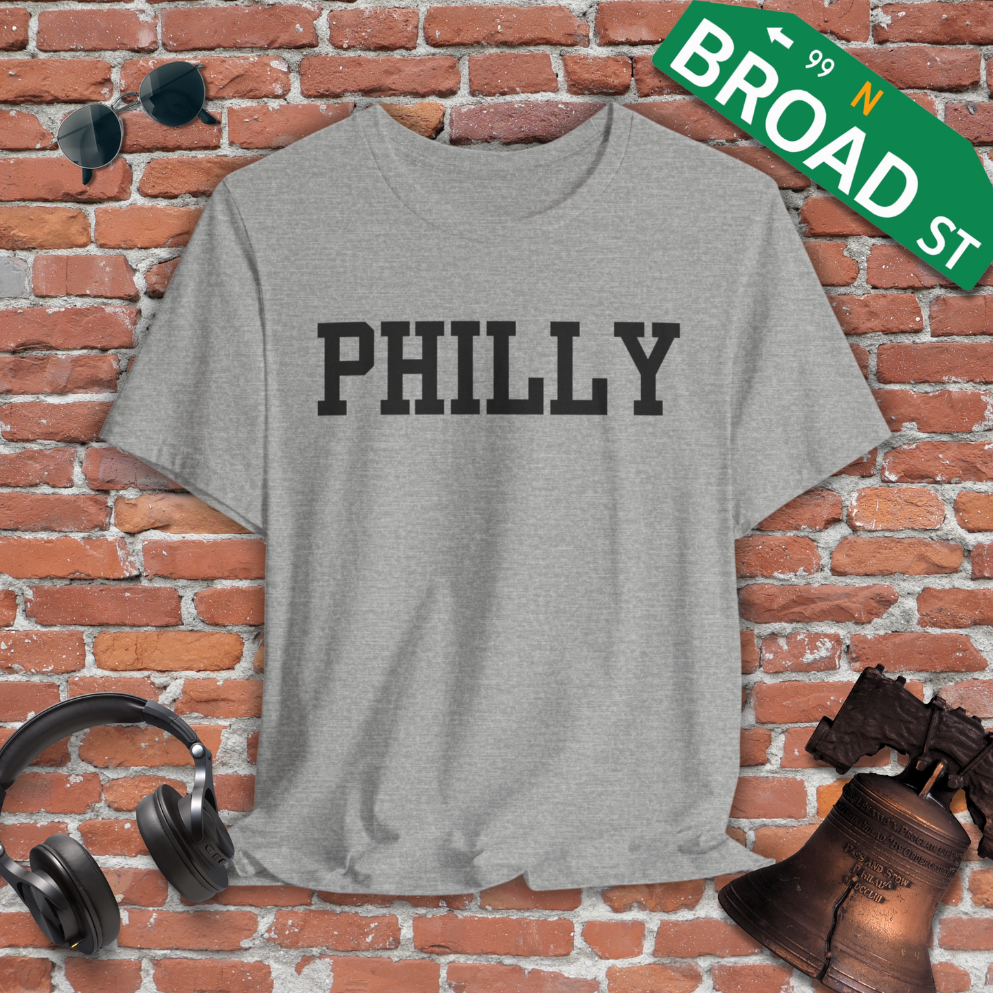 Classic Philly - Black Tee