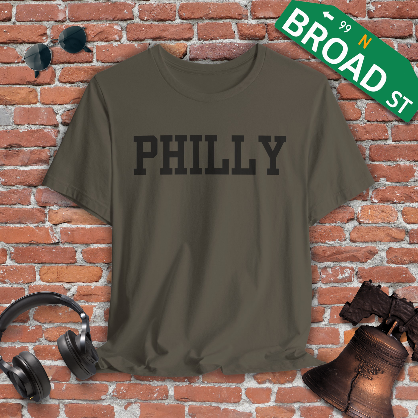 Classic Philly - Black Tee
