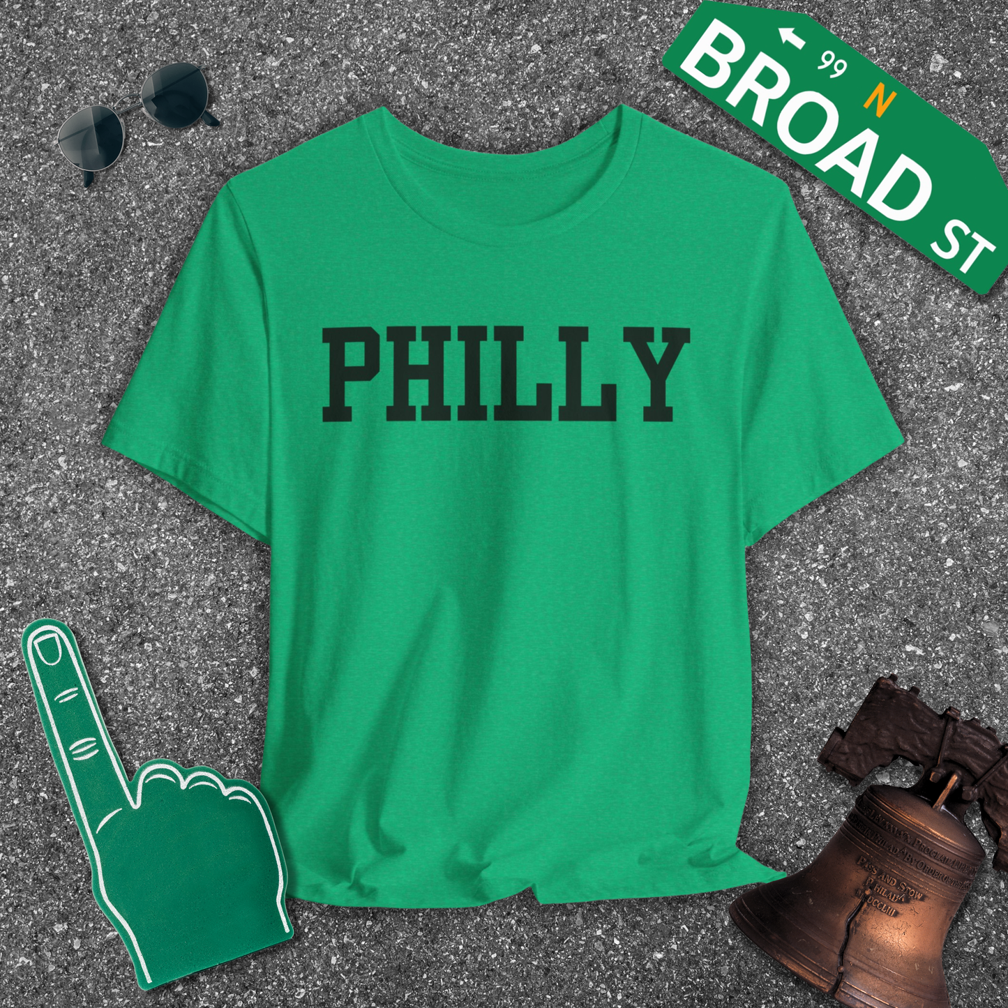 Classic Philly - Black Tee