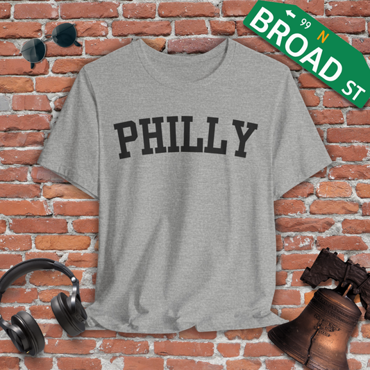 Classic Philly - Black Curved Tee