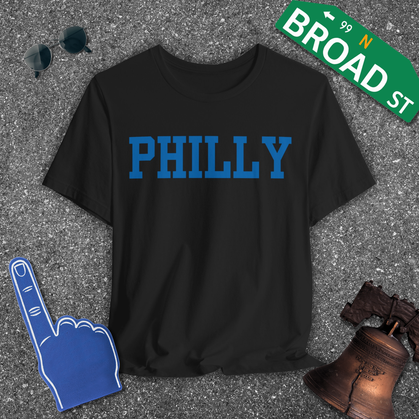 Classic Philly - Blue Tee