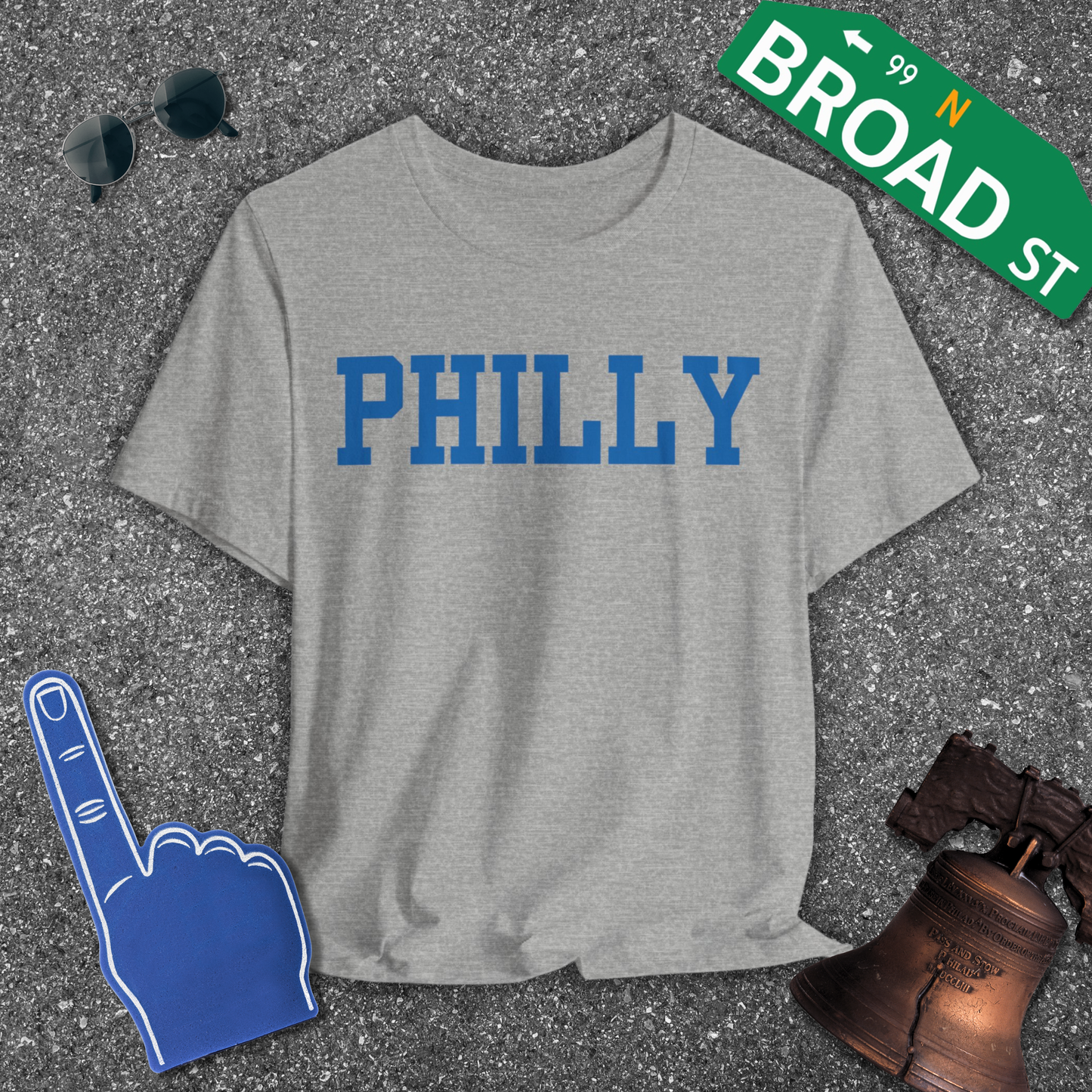 Classic Philly - Blue Tee
