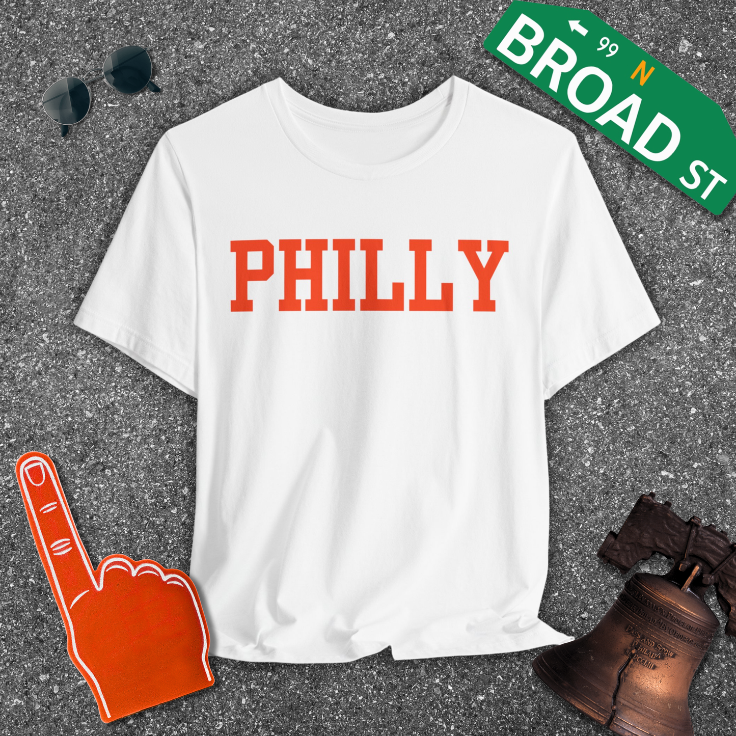 Classic Philly - Orange Tee