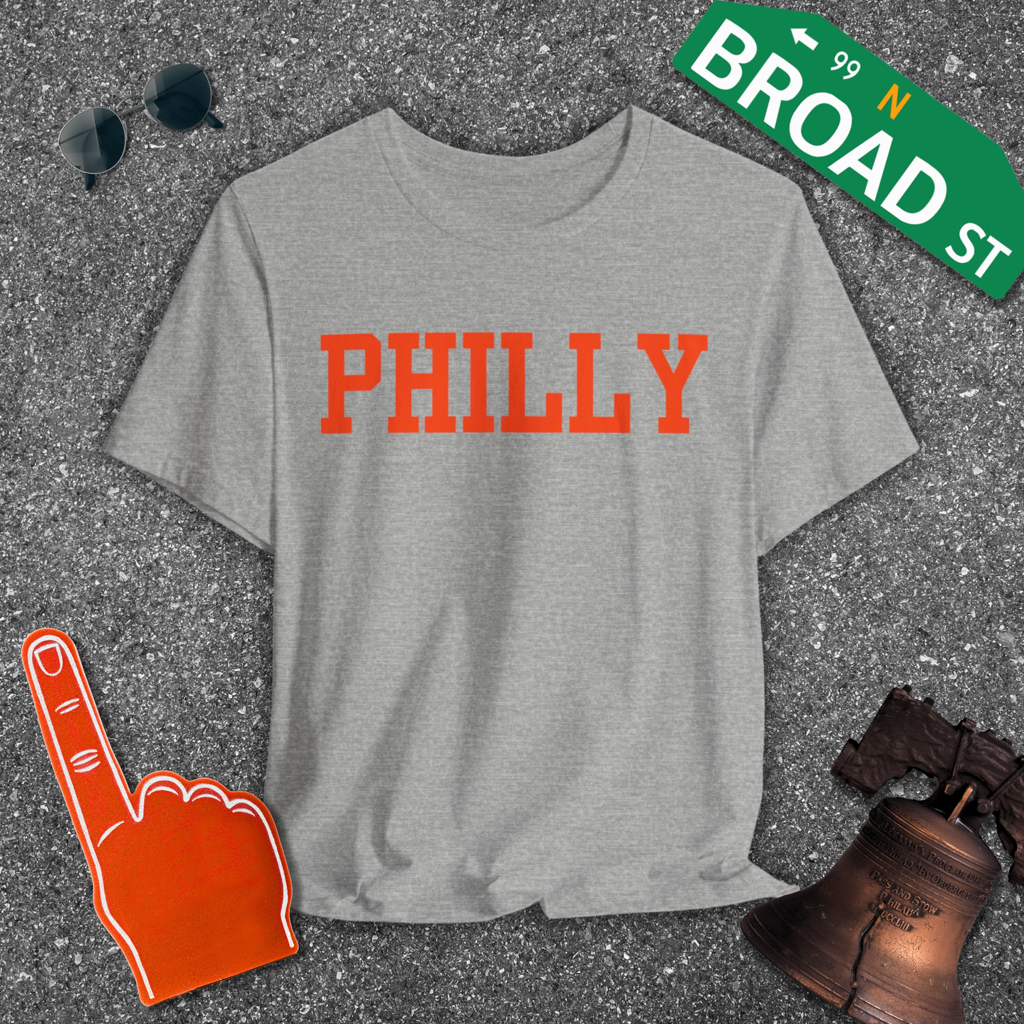 Classic Philly - Orange Tee