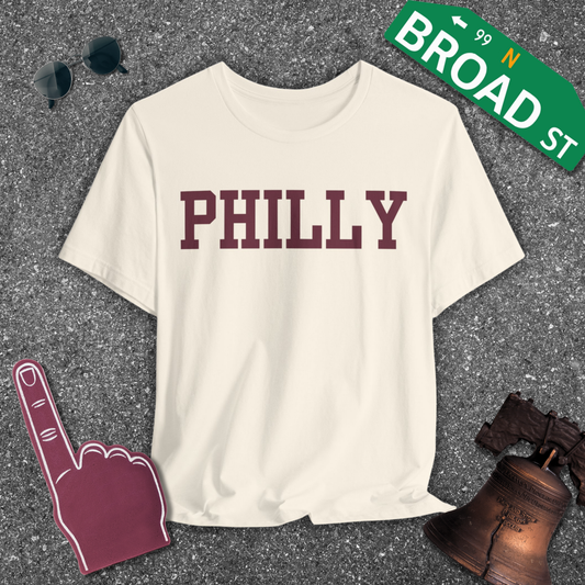 Classic Philly - Maroon Tee