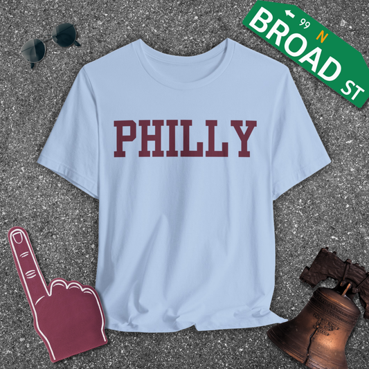 Classic Philly - Maroon Tee