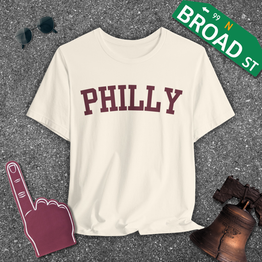 Classic Philly - Maroon Curved Tee