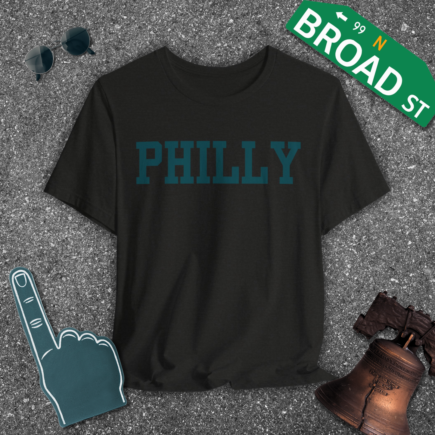 Classic Philly - Dark Green Tee