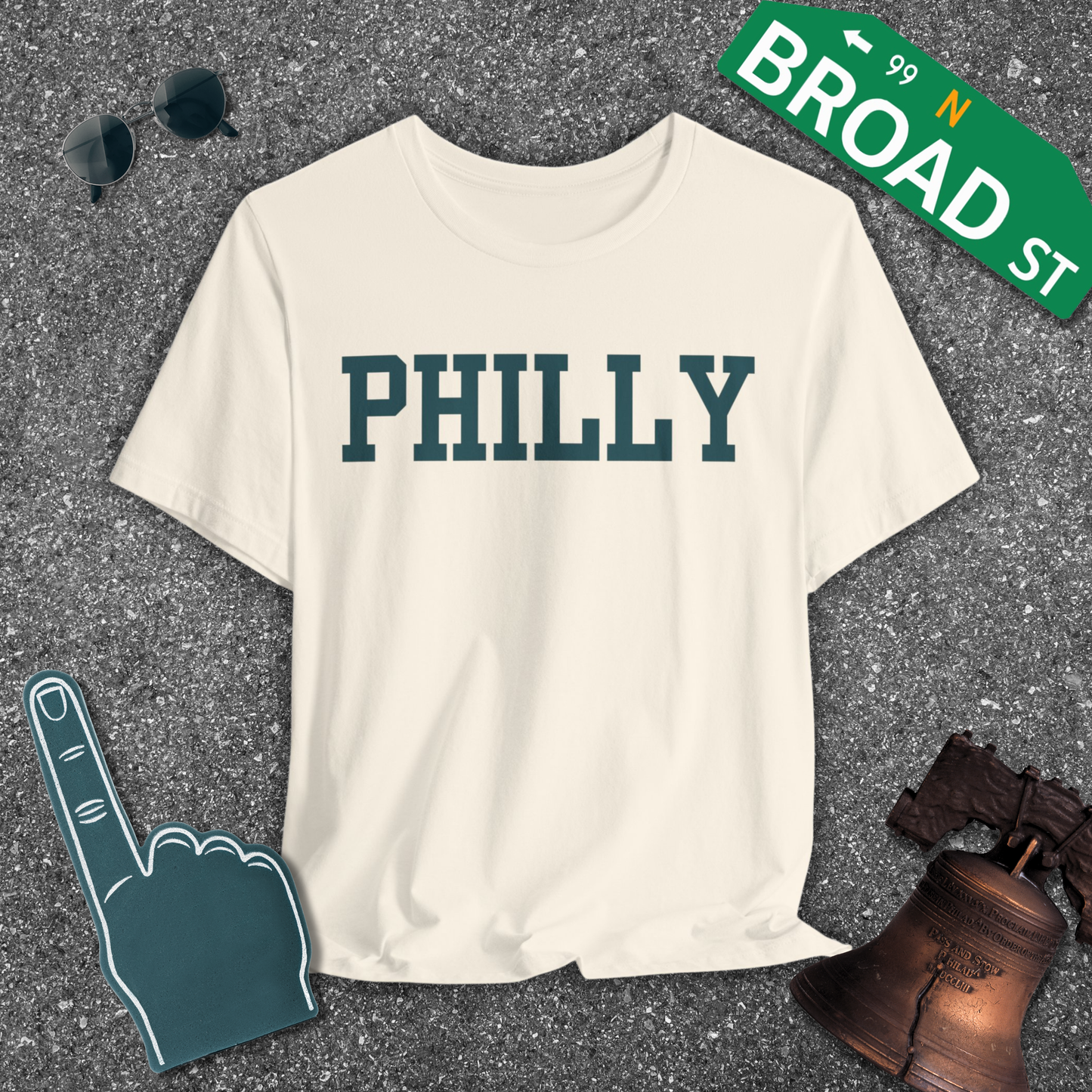 Classic Philly - Dark Green Tee