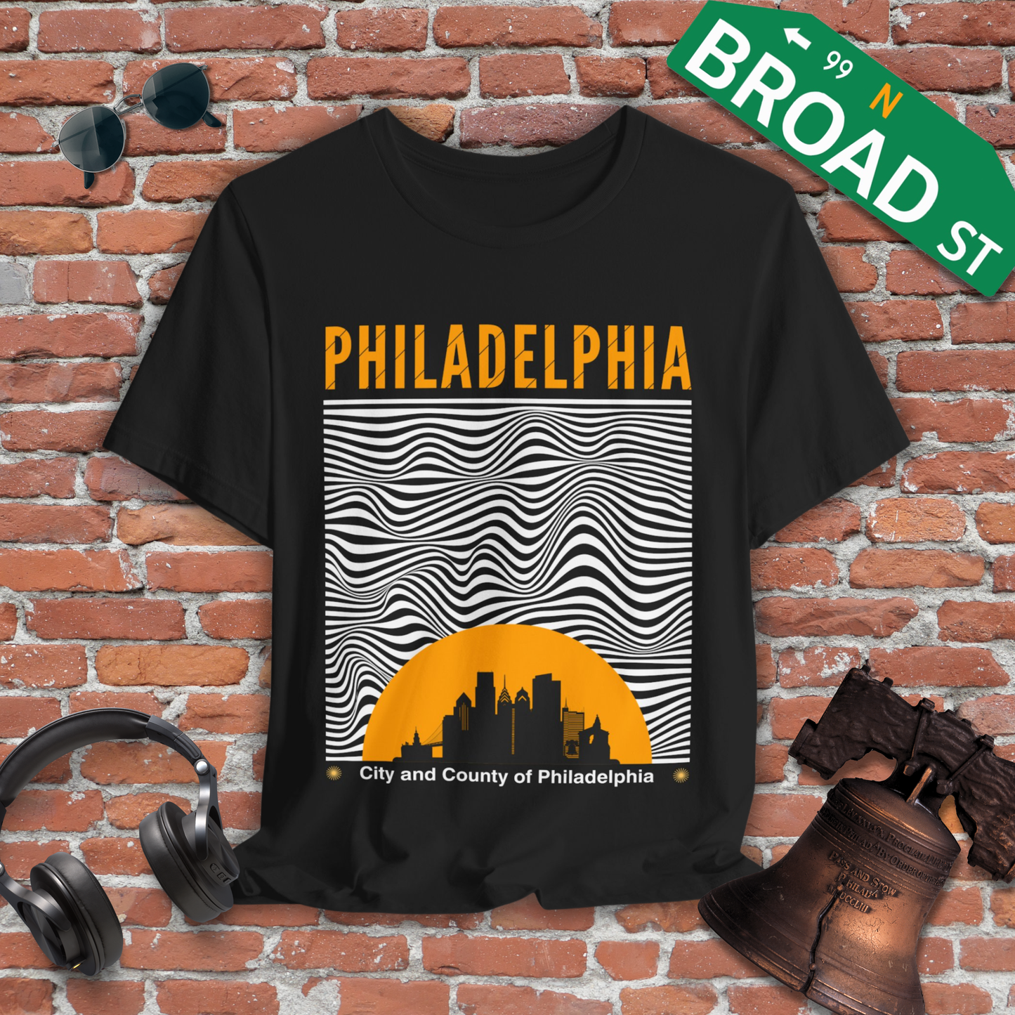 Philadelphia Abstract Sun Tee