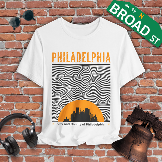 Philadelphia Abstract Sun Tee
