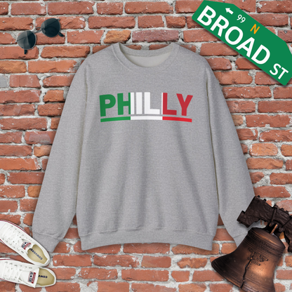 Philly Italian Flag Crewneck