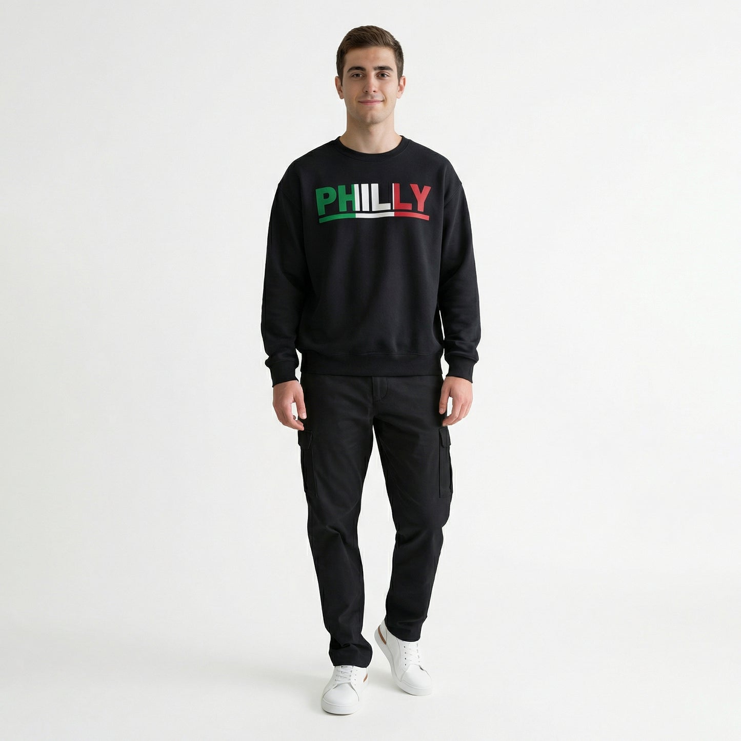 Philly Italian Flag Crewneck