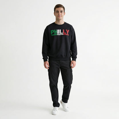 Philly Italian Flag Crewneck