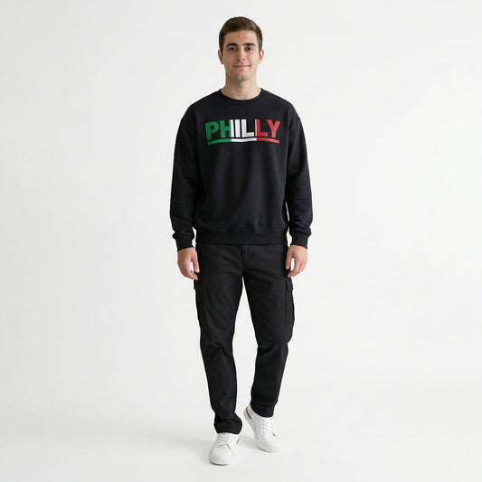 Philly Italian Flag Crewneck