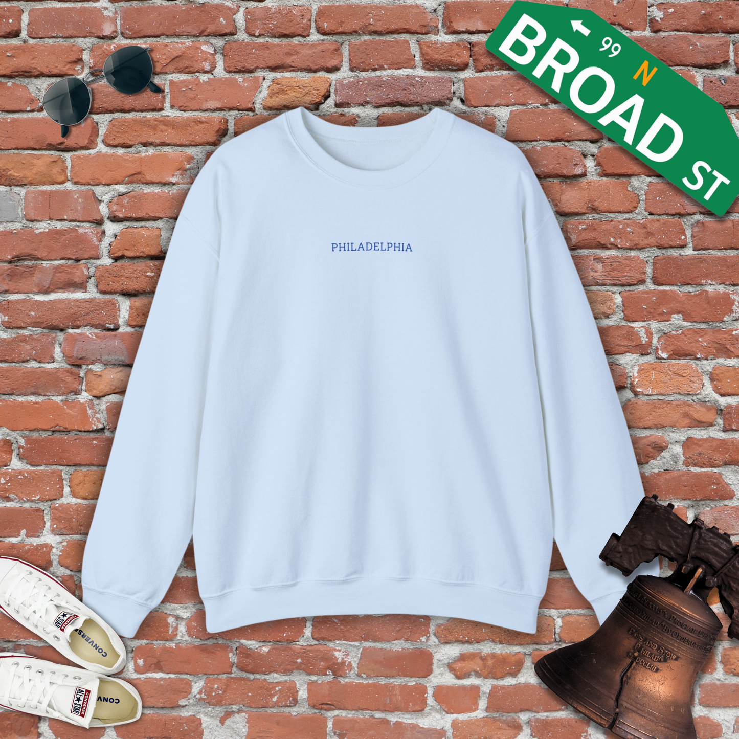 Philadelphia Minimalist Crewneck