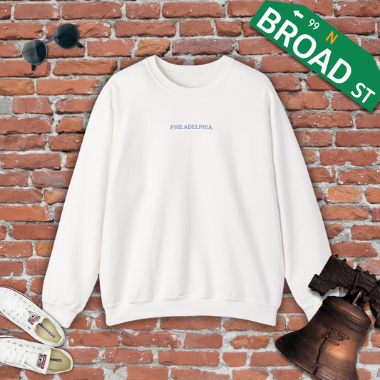 Philadelphia Minimalist Crewneck