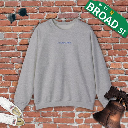 Philadelphia Minimalist Crewneck