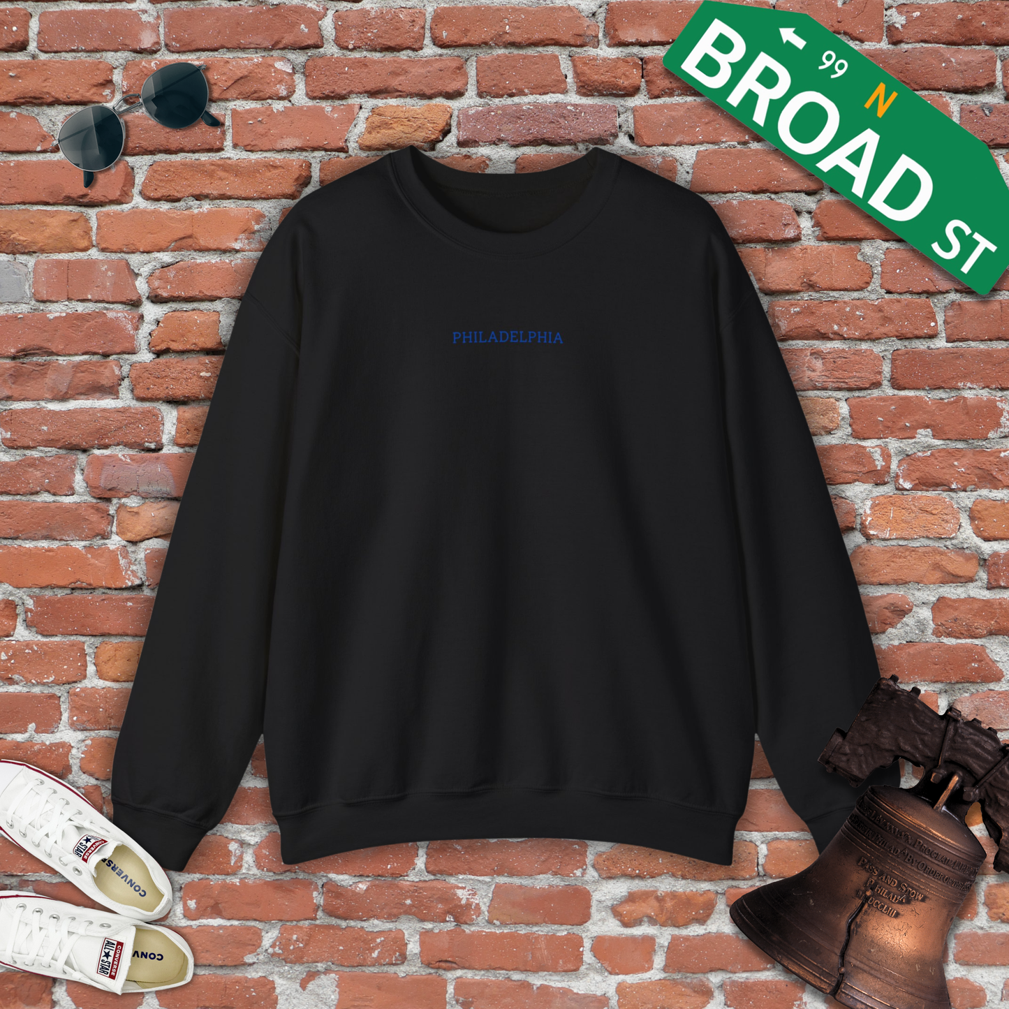 Philadelphia Minimalist Crewneck