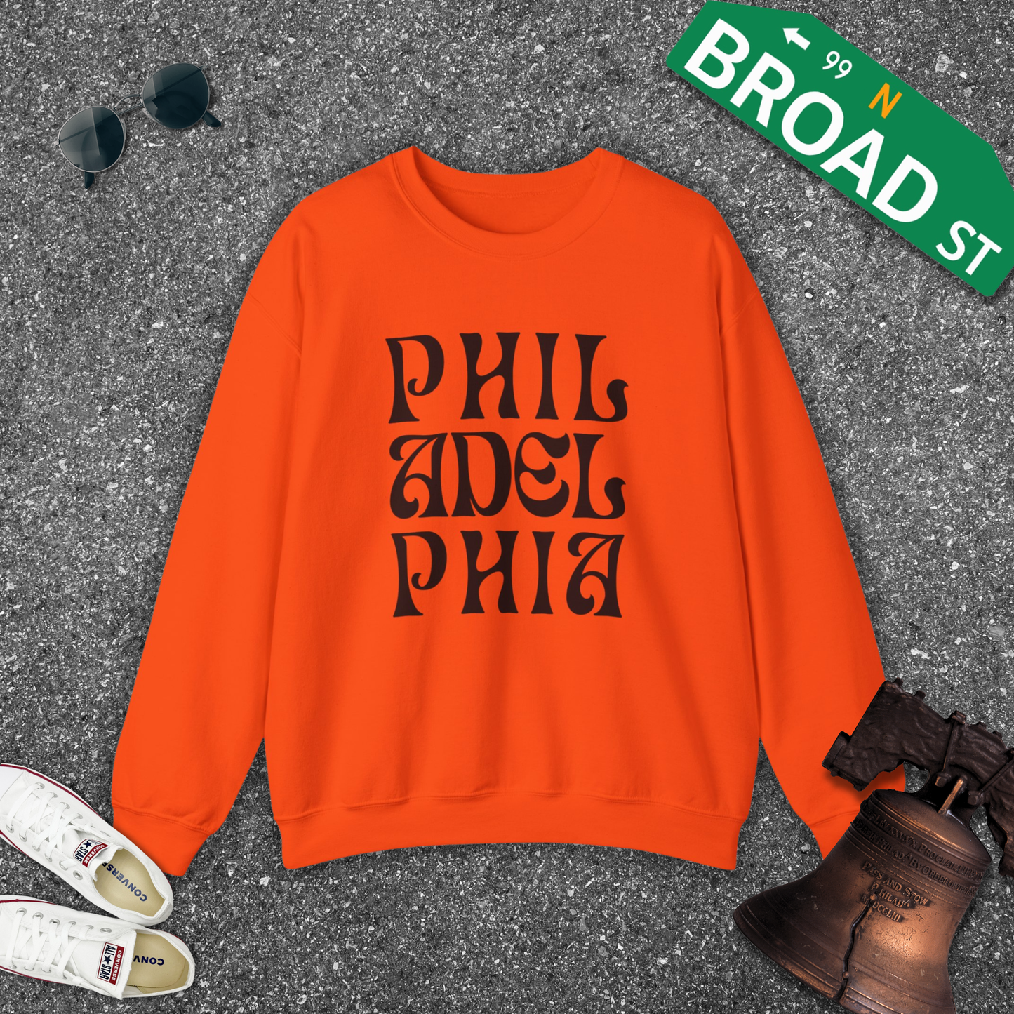 Groovy Philadelphia Crewneck