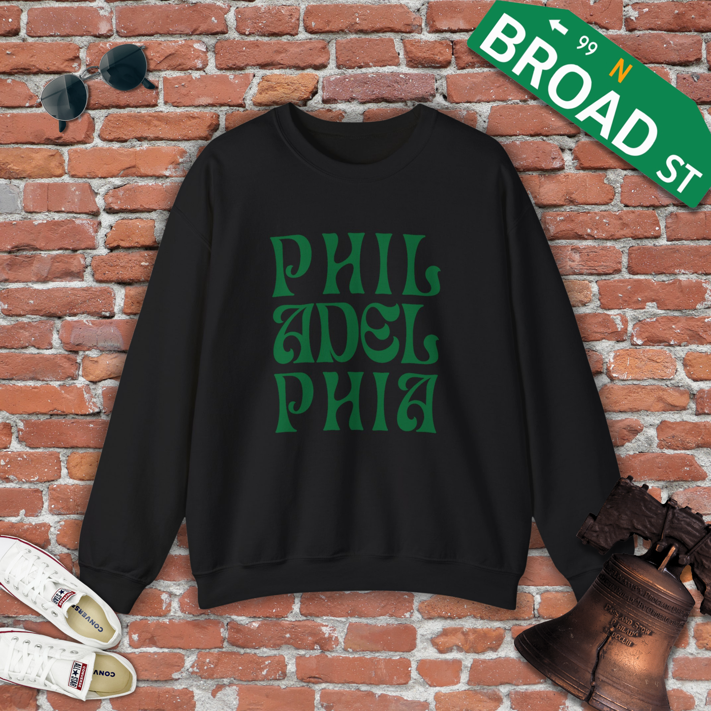 Groovy Philadelphia Crewneck