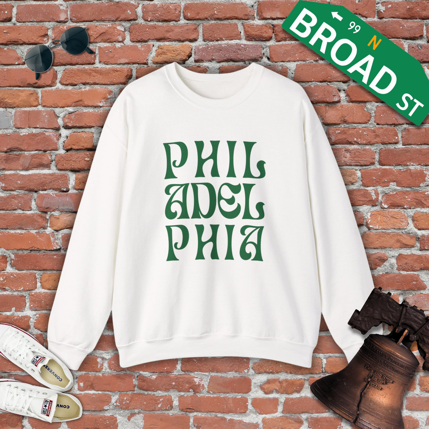 Groovy Philadelphia Crewneck