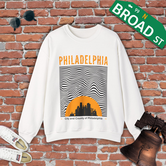 Philadelphia Abstract Sun Crewneck