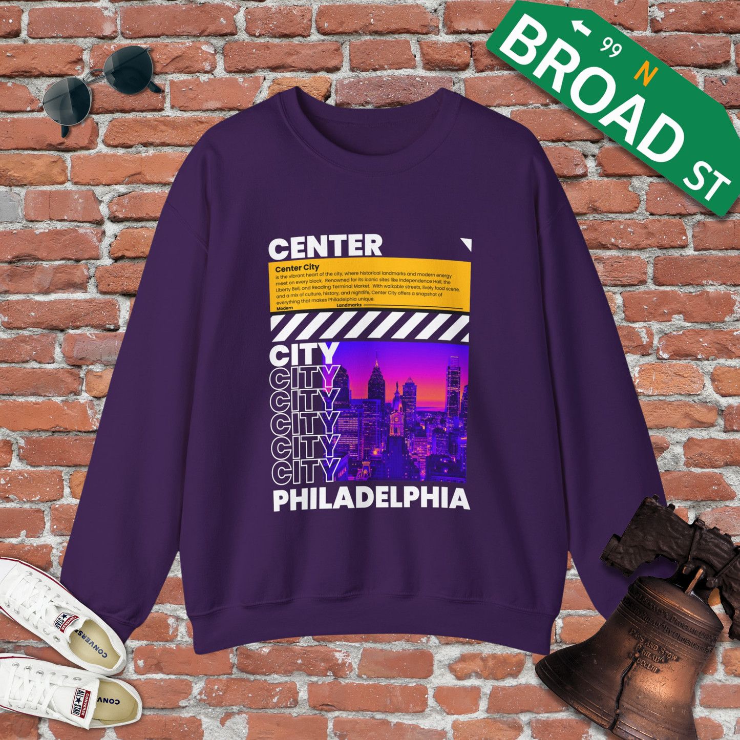 Center City Graphic Crewneck
