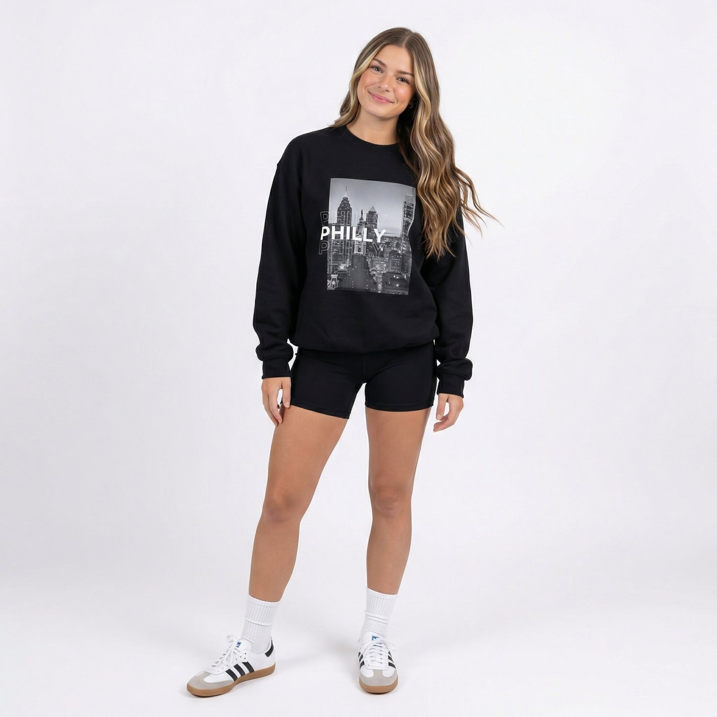 Skyline Offset Crewneck