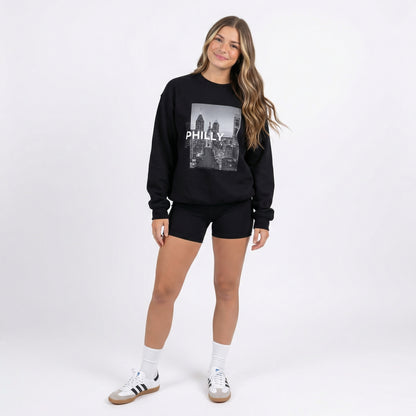 Skyline Offset Crewneck