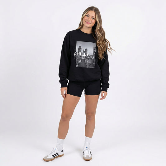 Skyline Offset Crewneck