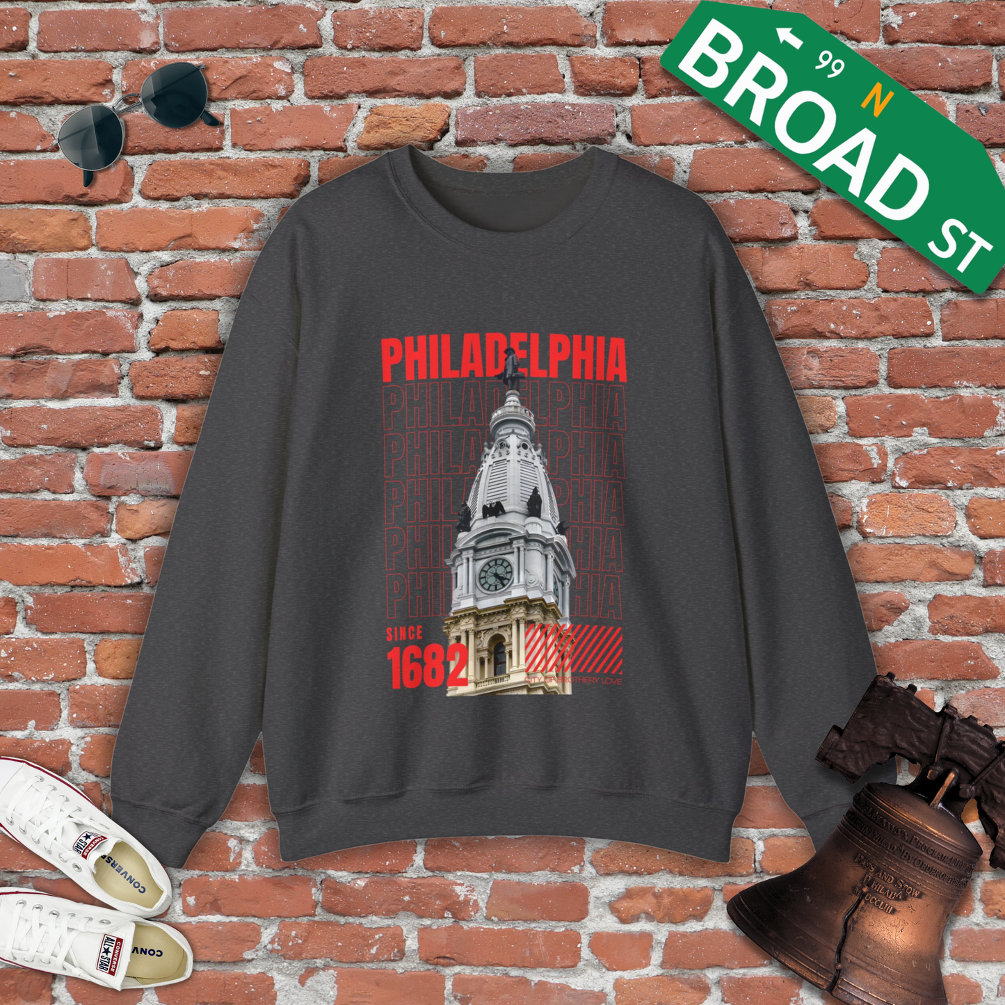 Since 1682 - Red Crewneck