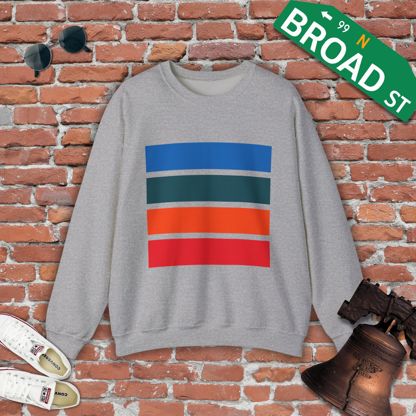 Straight Bars Crewneck