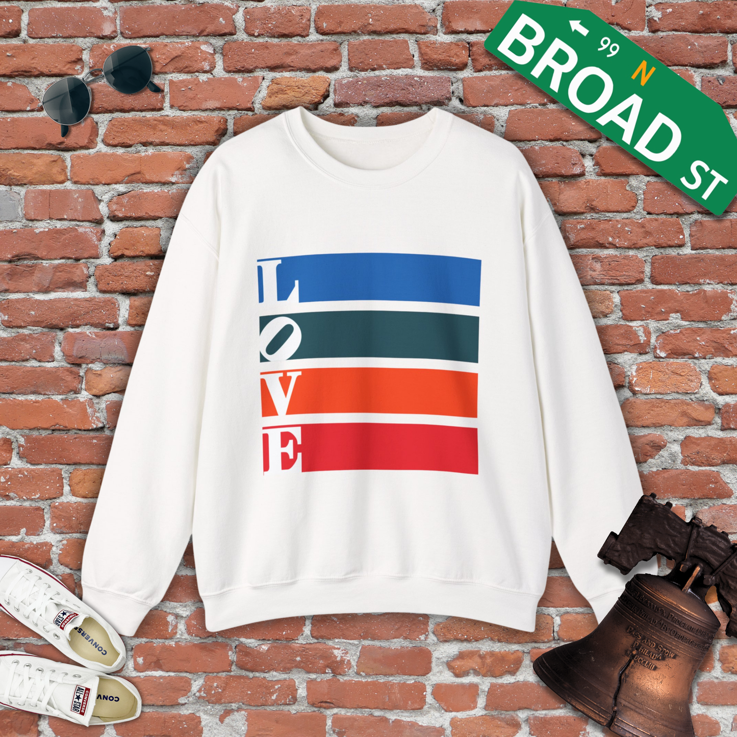 Straight Bars LOVE Crewneck