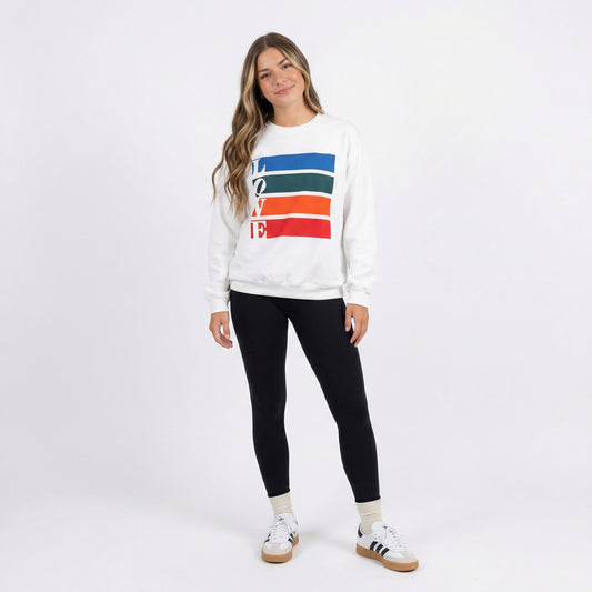 Straight Bars LOVE Crewneck