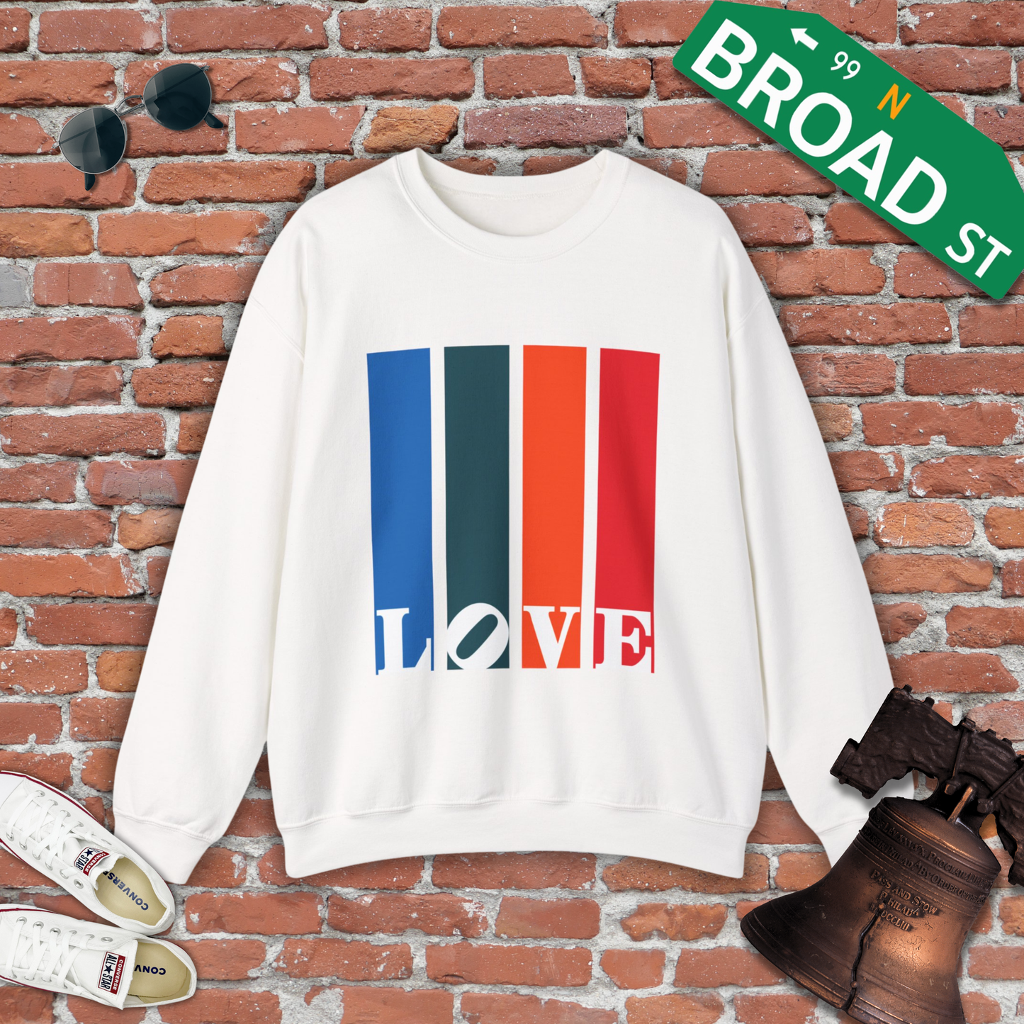 Philly Pillars LOVE Crewneck