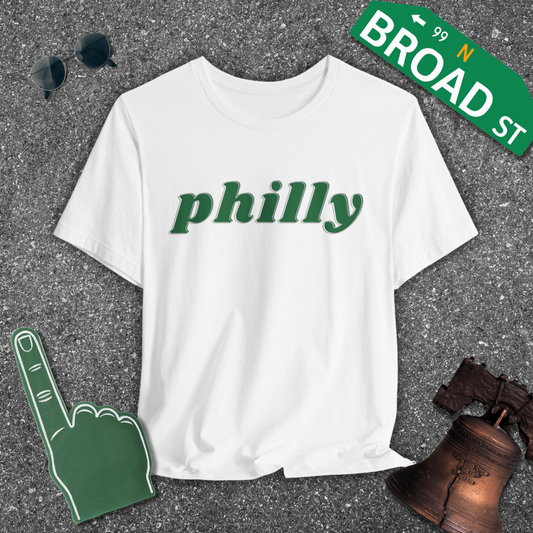 philly Lower - Light Green Tee