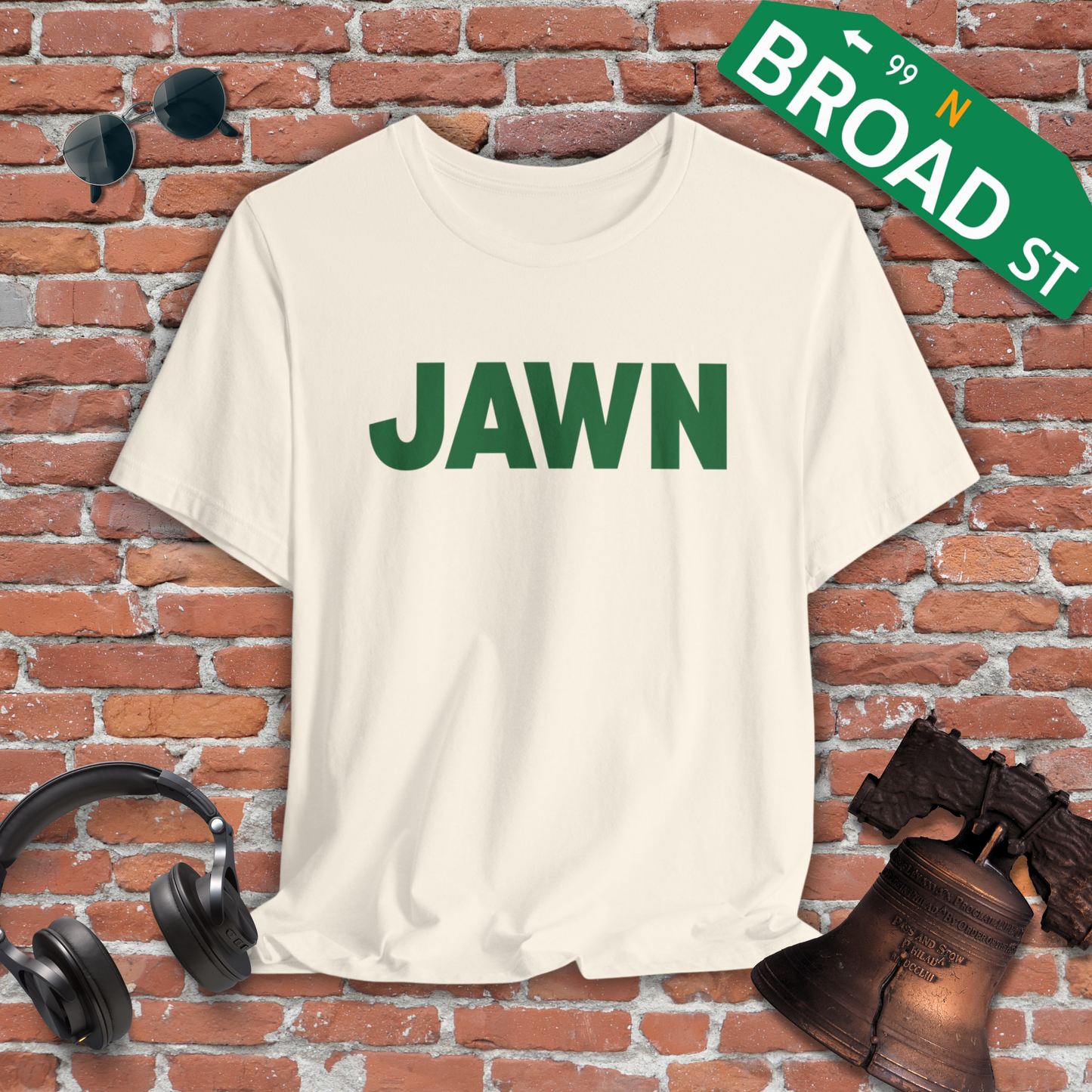 JAWN - Light Green Tee