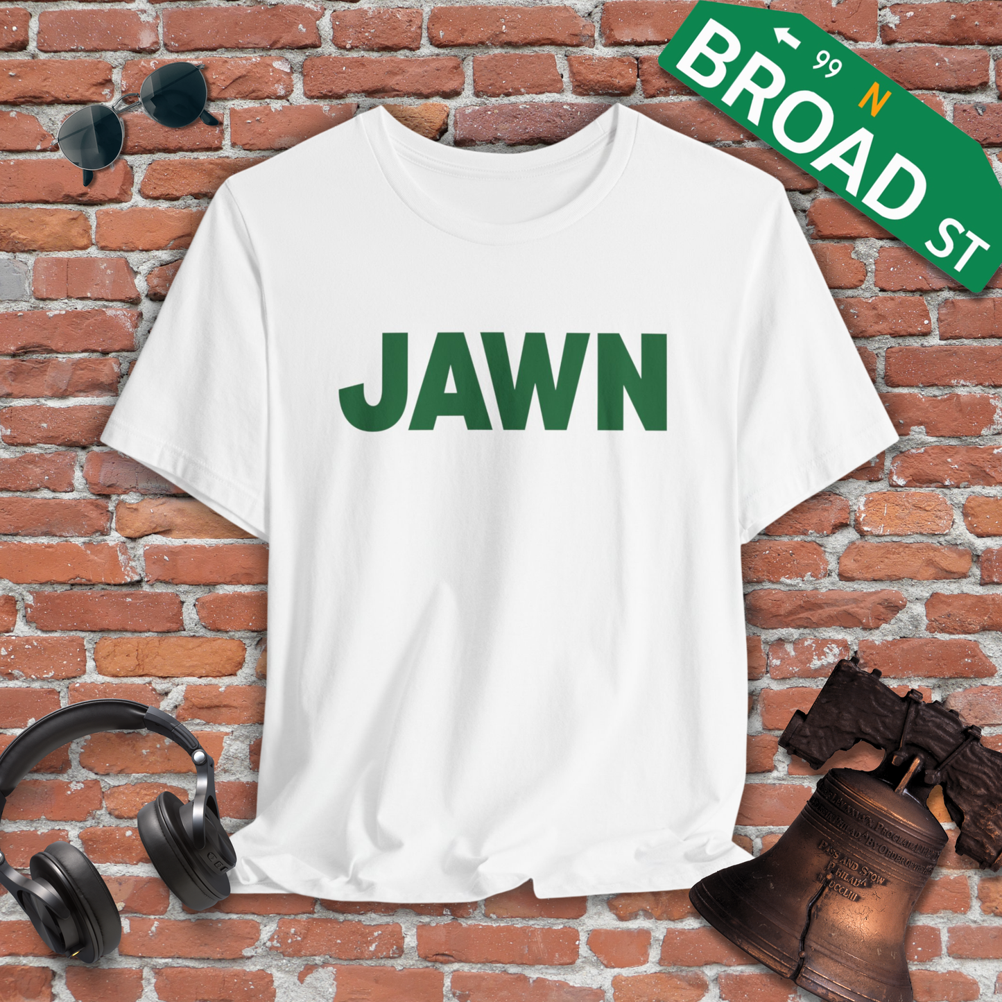 JAWN - Light Green Tee