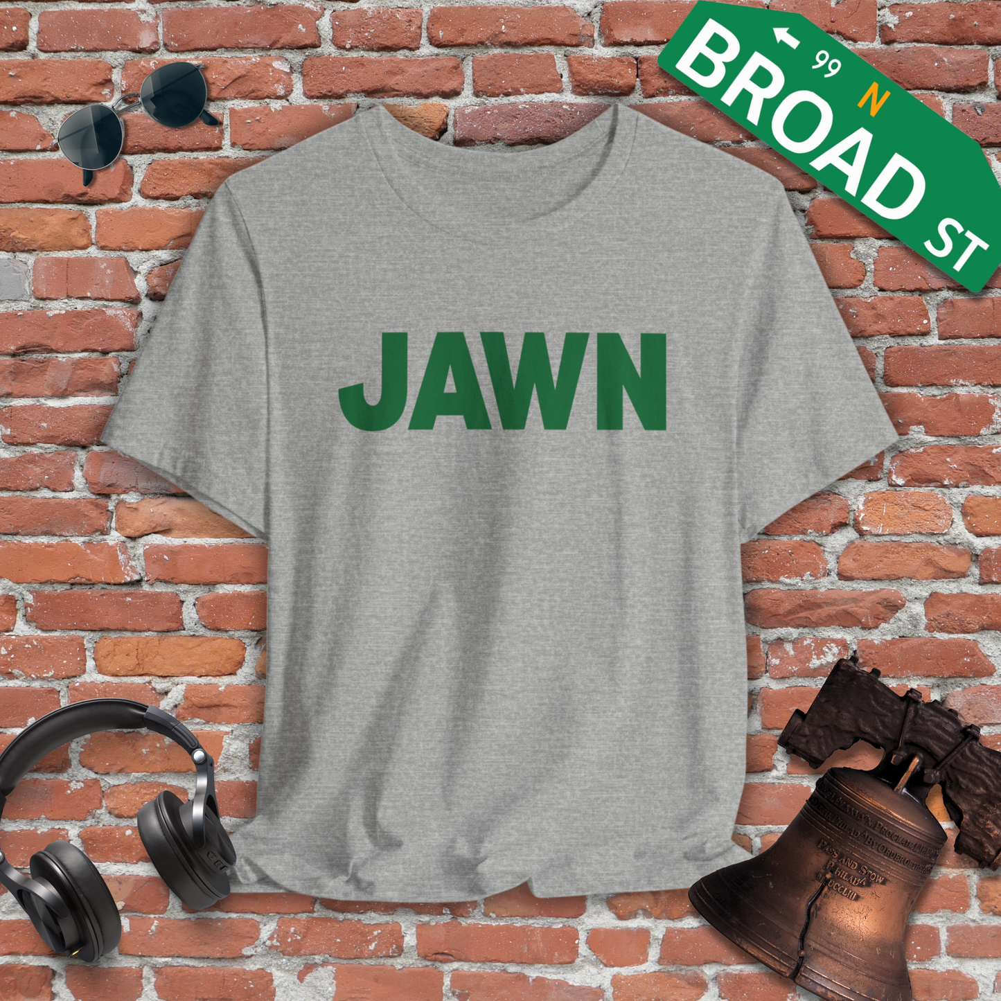 JAWN - Light Green Tee