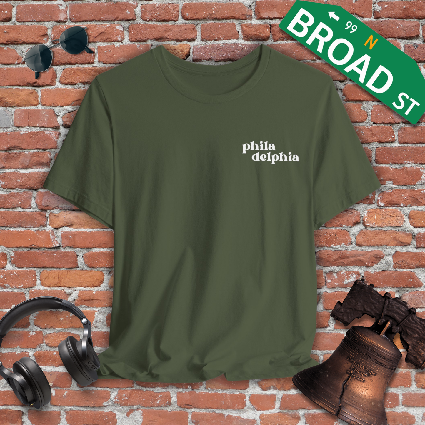 Split Philadelphia (Corner) Tee