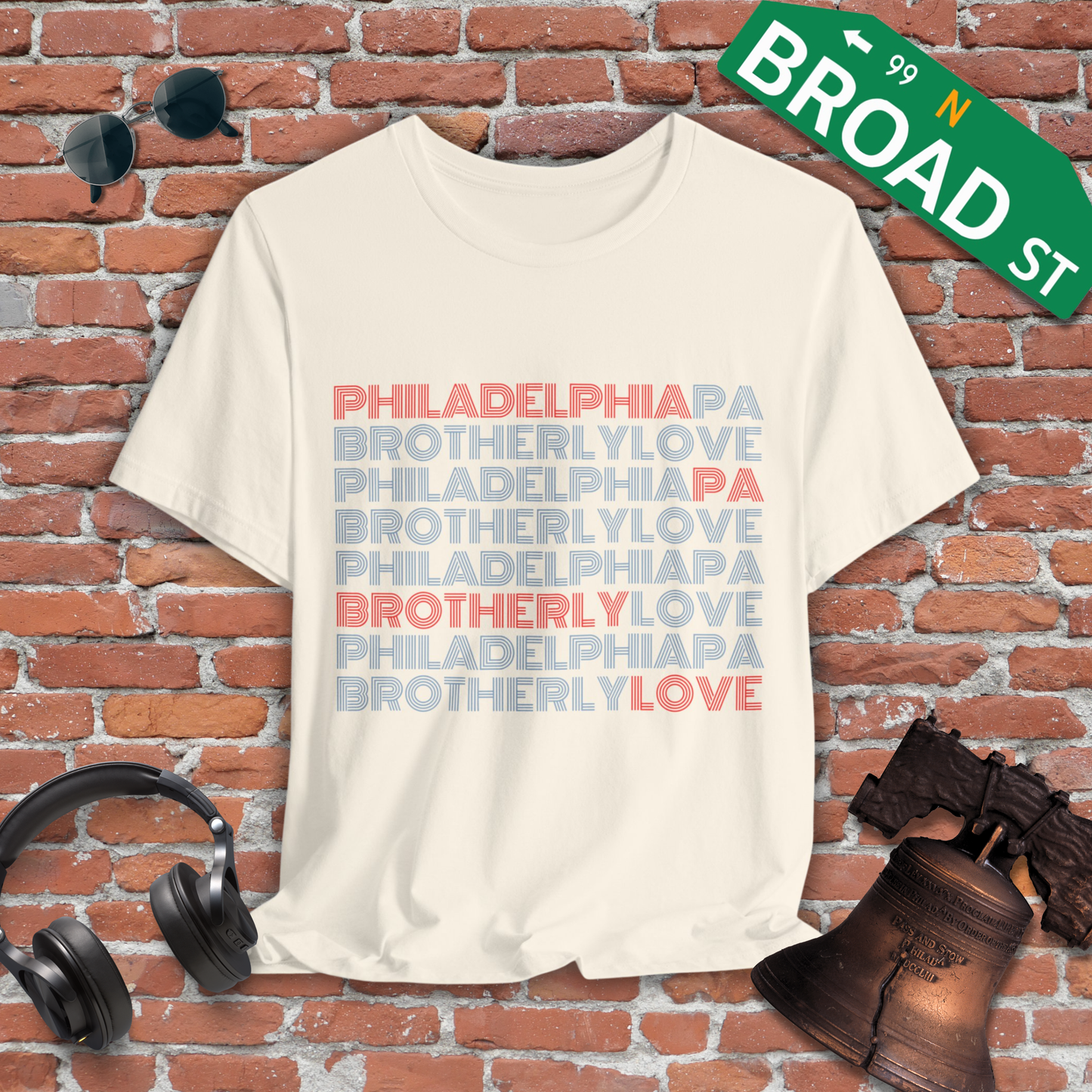 Philadelphia PA Lines Tee