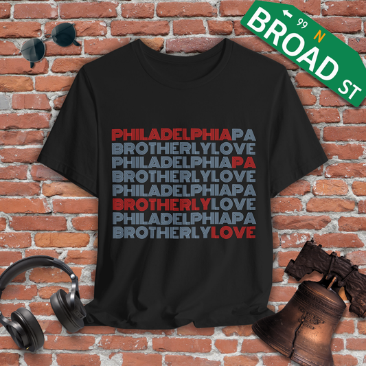 Philadelphia PA Lines Tee